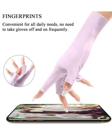 UV Shield Gloves for Gel Manicure - Anti-UV Fingerless Protection UPF 50+ - Perfect for Nail Care & Dryers - Buy Online on GoSupps.com