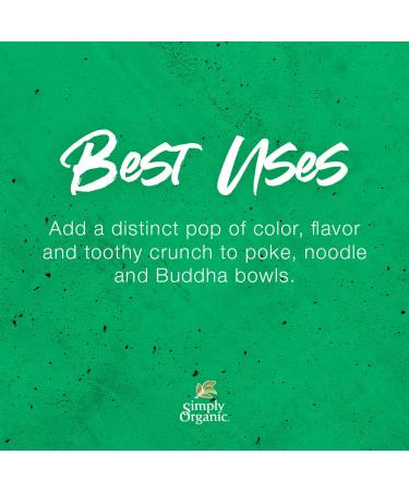 Buy Simply Organic Whole Black Sesame Seeds | 3.28 oz - Certified Organic & Premium Quality - Buy Online on GoSupps.com