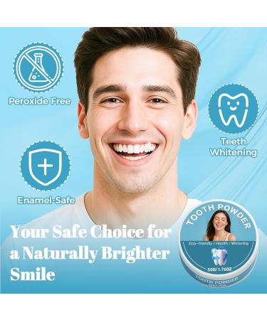JOYAONE Tooth whitening powder suitable for tooth enamel peroxidefree activated carbon formula gentle on sensitive teeth combats coffee and tea stains natural ingredients 50 g - Buy Online on GoSupps.com