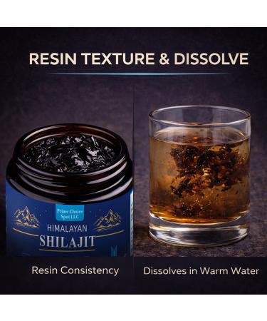 Prime Choice Spot LLC Himalayan Shilajit Resin 50g | Pure Gold Grade Mumiyo from Gilgit-Baltistan | Raw Mineral Pitch with Fulvic & Humic Acid | 85+ Trace Minerals - Buy Online on GoSupps.com