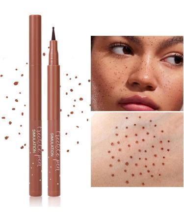 Makeup freckles pen faux freckles pen waterproof long lasting natural realistic makeup facial decoration quick dry create natural sunkissed skin - Buy Online on GoSupps.com
