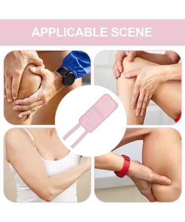 Reusable Castor Oil Packs - Essential Oil Compression for Knee & Leg Relief - Anulely Pink - Buy Online on GoSupps.com