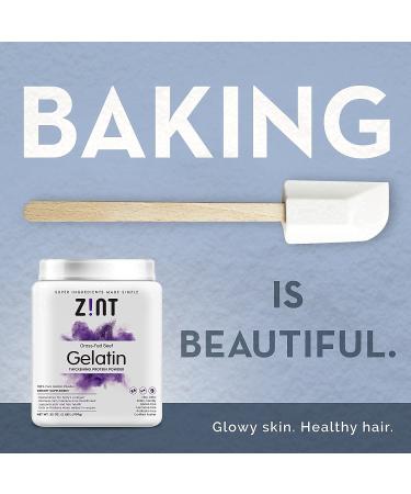 Zint Premium Beef Gelatin Powder - 16 oz Protein Thickener for Recipes - Buy Online on GoSupps.com