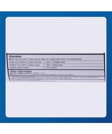Major Docusate Sodium 100 mg - Stool Softener Laxative Softgels for Constipation Relief - Stool Softeners for Women and Men - Gluten-Free - 100 Softgels (4 Pack) - Buy Online on GoSupps.com