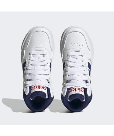 Buy adidas Unisex Kinder Hoops Mid Basketball Shoes 38 EU - Ftwr White Victory Blue & Better Scarlet | International Shipping Available - Buy Online on GoSupps.com