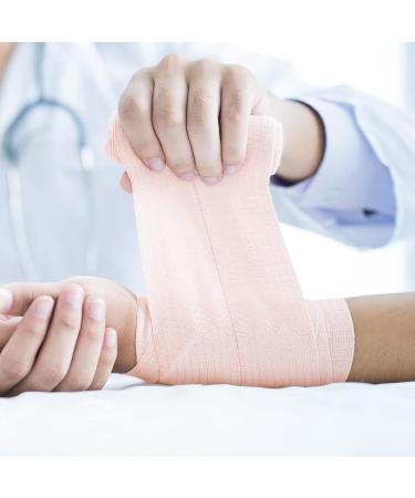 BQTQ 6 Rolls Elastic Adhesive Tape - 4 Inch Self-Adhesive Bandage Wrap for Wound Care & Sports Injuries - Beige Elastic Tape for Wrist & Ankle Sprains - Buy Online on GoSupps.com