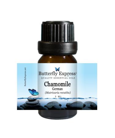 Chamomile German Essential Oil 5ml - 100% Pure by Butterfly Express