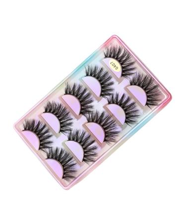UAMOU 10 Styles 2/5/10/20/30/50/100 Boxes 3D Mink Lashes 5 Pairs Natural Individual Mink False Eye Lashes Make Up Kit Cilios Cheerfully (Color : G407 Size : 30 BOXES (150 pairs))