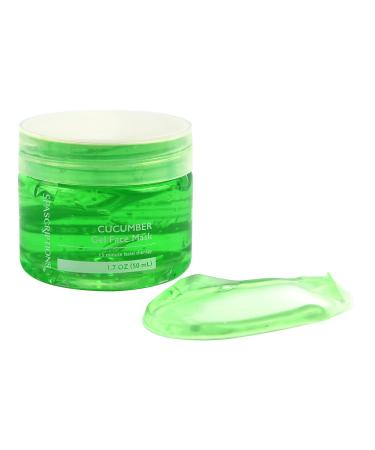 Shop SpaScriptions Rose Gold & Cucumber Gel Face Mask (1.7 Oz) - Refreshing Skincare for All Skin Types | International Shipping Available - Buy Online on GoSupps.com