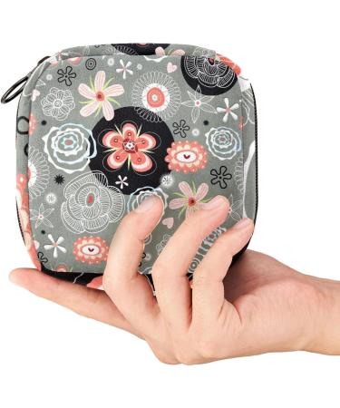 Floral Pattern Napkin Storage Bag | Portable Holder for Menstrual Cup & Nursing Pillow | Ideal for Women & Teens - Buy Online on GoSupps.com