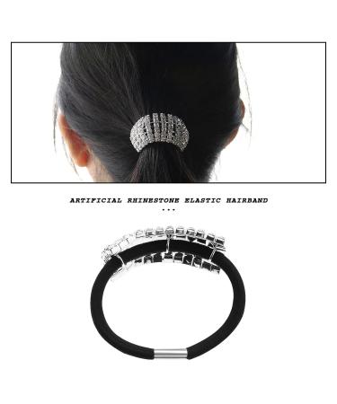 Buy Ototec 3x Elastic Hair Ties with Rhinestones | Stylish Ponytail Holders & Hair Accessories for Women & Girls - International Shipping Available - Buy Online on GoSupps.com