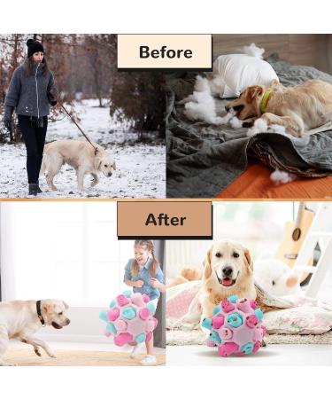 Shop Larimuer Sniffing Ball for Dogs - Interactive Snuffle Toy for Small & Medium Dogs | Portable Summer Pink Sniffing Car Toy - Buy Online on GoSupps.com