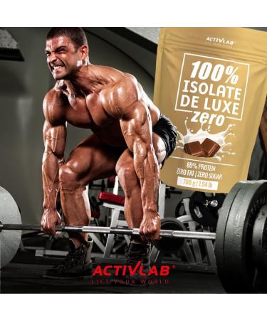 Activlab 100% Whey Protein Powder 700g - Muscle Building Shake with BCAA & WPI - Chocolate Flavor - Buy Online on GoSupps.com