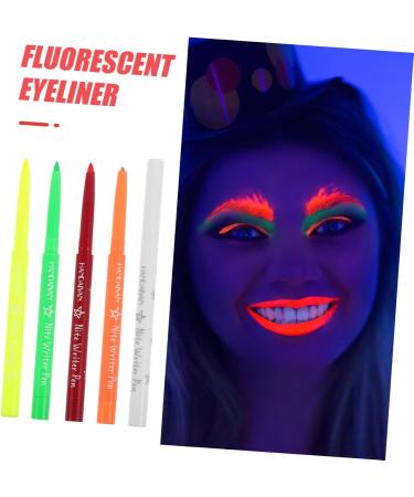 Healeved 15 Pcs Halloween Paint Pen Eyeliner Pen Eyeliner Fluorescence Make up Highlighter Eye Liner Plastic 12.00X0.80X0.80CMx3pcs Assorted Colorx3pcs - Buy Online on GoSupps.com