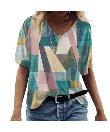 Genetic women Tops V/O cutout Flower sheet sleeves T-shirt summer causal tunic printed women T-shirt basic long-sleeved shirt women tshirt white set tshirt women cotton blue pink s