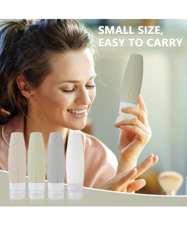 Buy FantasyDay 4 Pack Silicone Travel Set - TSA Approved BPA-Free Containers for Shampoo Cream & Body Care - Portable Travel Accessories (80ml) - Buy Online on GoSupps.com