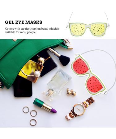 OUNONA 4 Piece Gel Eye Mask with Hot Cold Therapy for Stress Relief Reusable AntiFatigue Eye Patches Suitable for Home Office - Buy Online on GoSupps.com