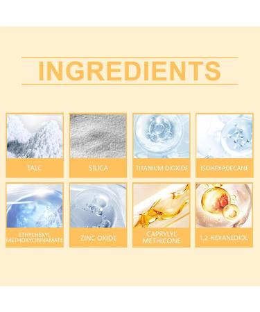 Mineral Sunscreen Powder Solar-Setting Powder Seboregulator Control Mineral Finish Breathable Matte Finish Transparent Cosmetics Oily & Sensitive Skin - Buy Online on GoSupps.com