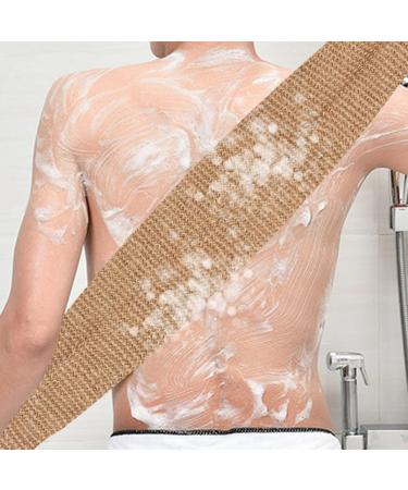 Beaupretty 2pcs Exfoliating Bath Gloves & Towel - Super Long Body Scrubber Sponges for Shower & Back Cleanse - Perfect for International Shipping - Buy Online on GoSupps.com