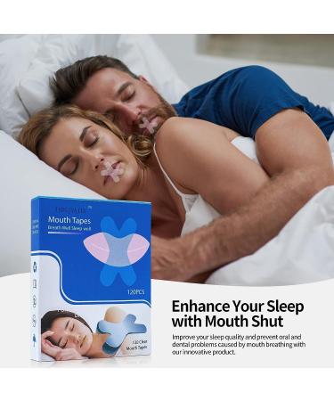 Tangjiajia Sleep Tape 120PCS for Improved Nasal Breathing and Snoring Relief - Stop Mouth Breathing, Enhance Sleep Quality - Men and Women - Buy Online on GoSupps.com
