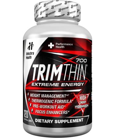 TrimThin® X700 Thermogenic Diet Pills with Maximum Energy Manufactured in USA 120 Capsules