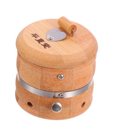 Lurrose portable burner moxibusion-pot Beautable massage device Moxa burner holder Moxa sticks for moxibustion hand-handed-Moxibusion-shaped tin