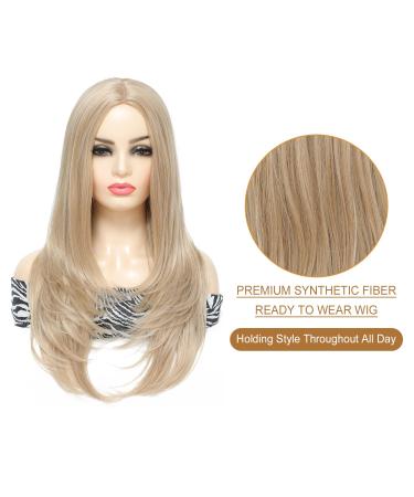 COSYMAY 22'' Blonde Wavy Cosplay Wig for Women - Heat Resistant Synthetic Costume Wig for Daily Wear - Buy Online on GoSupps.com