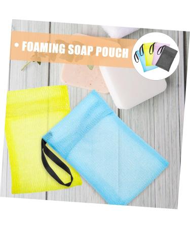 OHPHCALL 4 Pcs Bar Soap Bag Bathing Exfoliating Soap Bag Mesh Soap Pouch Shower Exfoliating Soap Bag Nylon - Buy Online on GoSupps.com