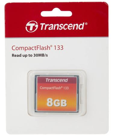 Transcend 8GB CompactFlash Memory Card 133x (TS8GCF133) 8 GB - Buy Online on GoSupps.com