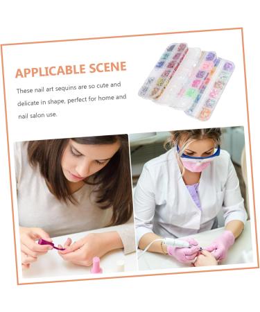 minkissy 16 Boxes Nail Art Sequins Accessories Nail Accessories Decor Summer Nail Decals 3d Nail Glitter Nail Jewels Rhinestones Manicure Tools Nail Sequins Nail Art Glitter Irregular Patch - Buy Online on GoSupps.com