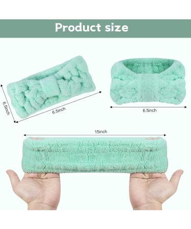 Microfiber Facial Spa Headband 3-Pack for Women & Girls - Elastic, Comfortable Head Wrap for Makeup, Skincare, and Shower - JINS-Hung - Buy Online on GoSupps.com
