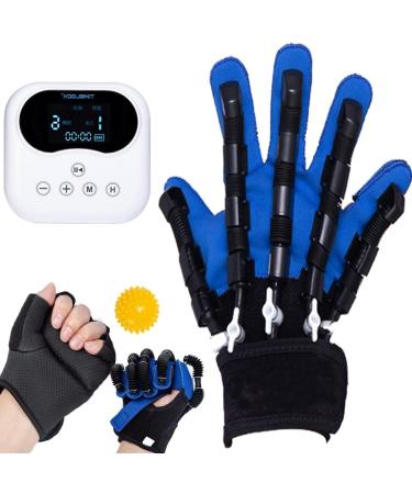 Robot Glove Hand Training Rehabilitation Protector Exoskeleton Manual Training for Stroke People Finger Wrist Training Right-L Right Large