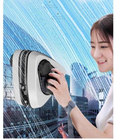 Gear Tuning Cleaner Glass Wiper Concealed 2.6M Safety Rope Triangular Design Double Sided Window Cleaner - Buy Online on GoSupps.com