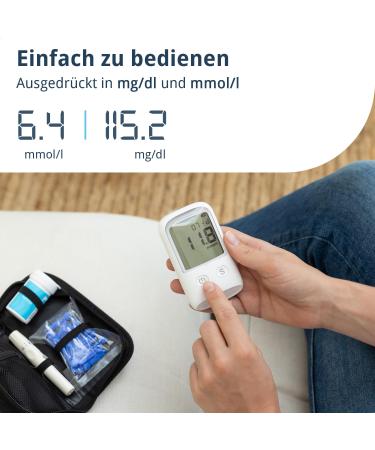 METIC Glucose Measurement Device - Accurate Blood Sugar Monitoring for Diabetes Management | International Shipping Available - Buy Online on GoSupps.com