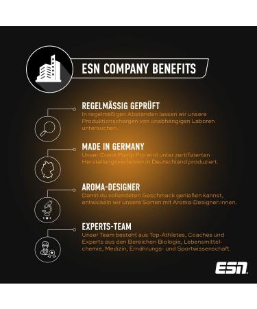 ESN Crank Pump Pro - Peach Iced Tea 450g | Pre Workout Booster for Maximum Muscle Pump & Performance | Tested Quality Made in Germany - International Shipping Available - Buy Online on GoSupps.com