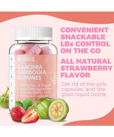 Garcinia Cambogia Gummies 800mg - 95% HCA Organic Extract Vegan Supplement for Women - Metabolism & Energy Support - 120 Cts (Pack of 2) - Buy Online on GoSupps.com