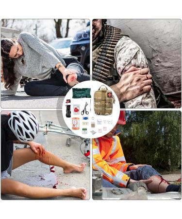 Buy Gobesty Outdoor First Aid Set - 46-Piece Tactical Kit for Camping Hiking Car and Home Safety - Buy Online on GoSupps.com