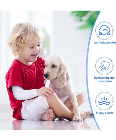 2 Pairs Soft Non-Itch Eczema Arm/Leg Sleeves for Kids | Elastic Arm Wrap for Itch Relief | Wet Wraps for Babies & Toddlers | Small Size - Buy Online on GoSupps.com