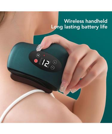 Gua Sha Facial Tools Heated Vibration Massage Device for Anti-Aging & Swelling Relief | Boost Your Skin's Glow - Buy Online on GoSupps.com