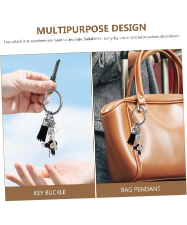 Hair Stylist Jewelry Barber Keychain Hair Dryer Keychains Decor Hanging Bag Backpack Bags Zinc Alloy - Buy Online on GoSupps.com