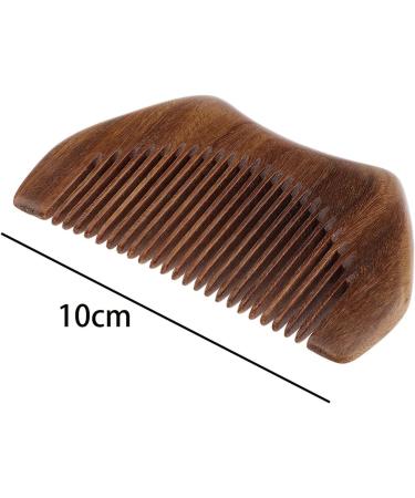 Comb Portable Comb Carving Flowers and Trees Comb Gold Sandalwood Solid Wood wooden comb - Buy Online on GoSupps.com