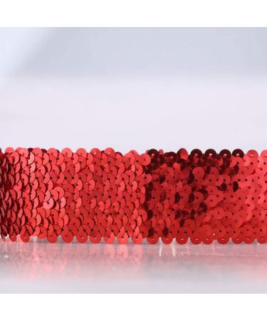 Beaupretty Red Sequin Headband - Sparkly Elastic Hair Accessory for Women & Girls - Buy Online on GoSupps.com