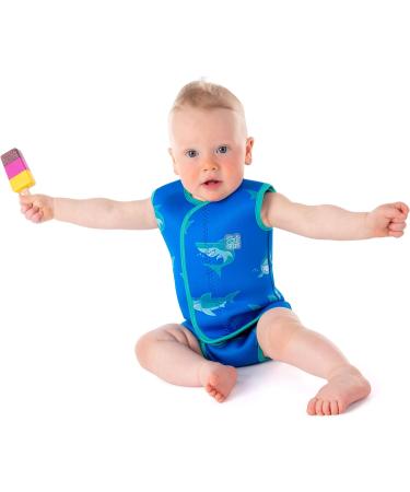 Osprey 2mm Neoprene Wrap Wetsuit for Baby/Toddler | Shark Design | 6-18 Months - Buy Online on GoSupps.com