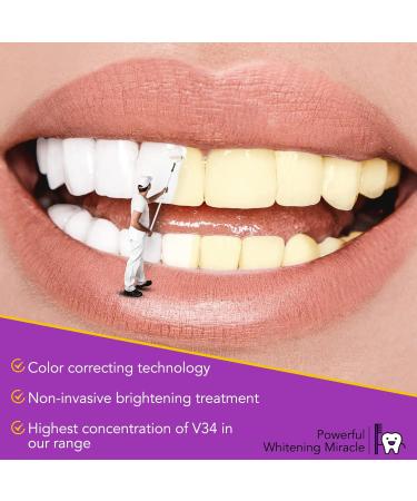 CCKULOOB Purple toothpaste for white teeth color correction serum V34 whitening booster removal of coffee stains smoke and yellow teeth - Buy Online on GoSupps.com