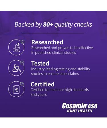 Nutramax Laboratories Cosamin ASU Joint Health Supplement with Glucosamine Chondroitin & ASU for Adult Men & Women Joint Supplement 230 Capsules 230 count (Pack of 1) - Buy Online on GoSupps.com