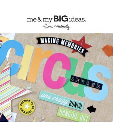 mambiChips Chipboard Stickers - Vacation Theme - Metallic Glitter & Multi-Color - 65 Stickers for Scrapbooks & Albums - Buy Online on GoSupps.com