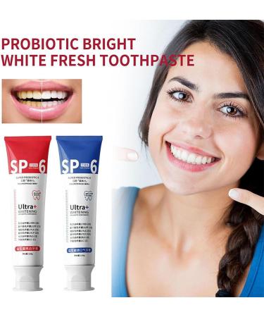Sp 6 Toothpaste Sp-6 Ultra Whitening Probiotic Brightening Toothpaste Deep Cleaning Care Toothpaste Whitening Probiotic Toothpaste Fresh Breath Stain Removal - Buy Online on GoSupps.com