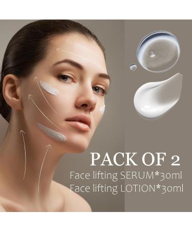 Instant Face Lift Cream Set Anti-Aging Skin Tightening & Lifting Serum with Hyaluronic Acid Skin Serum Visibly Lifting Wrinkles and Sagging Skin for Eyes Face & Neck for All Skin Types - Buy Online on GoSupps.com