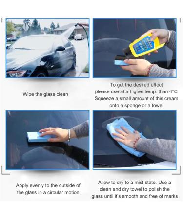 Fortcom Oil Film Cleaning Emulsion Fortcom Glass Cleaner Oil Film Emulsion Glass Cleaner Auto Glass Oil Film Cleaning Milk (2) - Buy Online on GoSupps.com