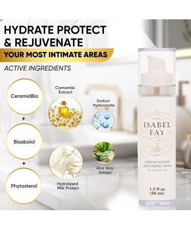Isabel Fay Anti-Itch Vaginal Moisturizer for Sensitive Skin | Soothes Dryness & Itching | Hormone-Free Relief - Buy Online on GoSupps.com